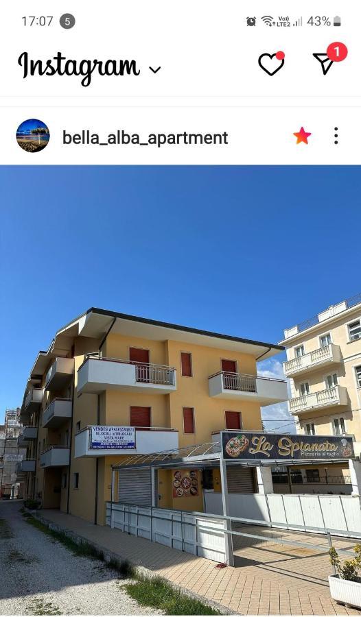 Bella Alba Apartment On The Beach Alba Adriatica Kültér fotó